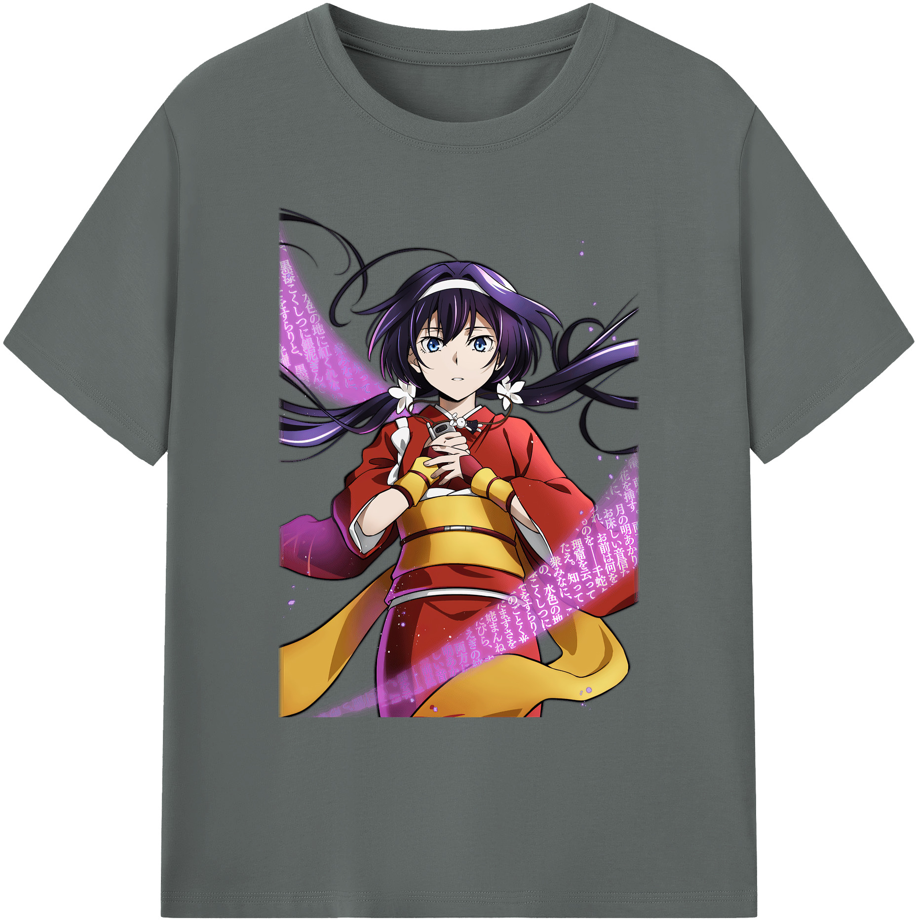 （画像用） 文豪ストレイドッグス Bungo Stray Dogs 綿100％ メンズ半袖Tシャツ｜肌触りやわらか＆通気性